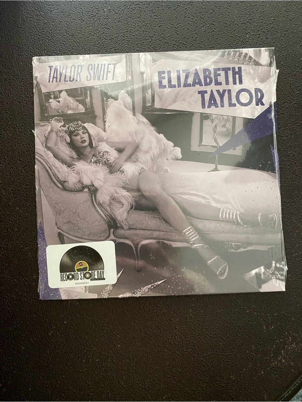 Taylor Swift Purple and Black 'Elizabeth Taylor' Record Store Day Single